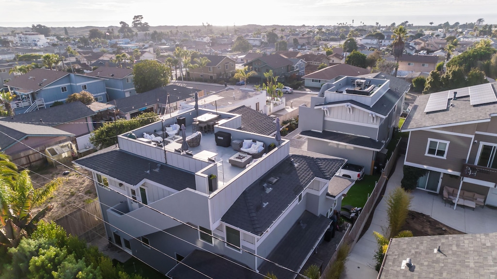 Sky view of The Papillon House.
