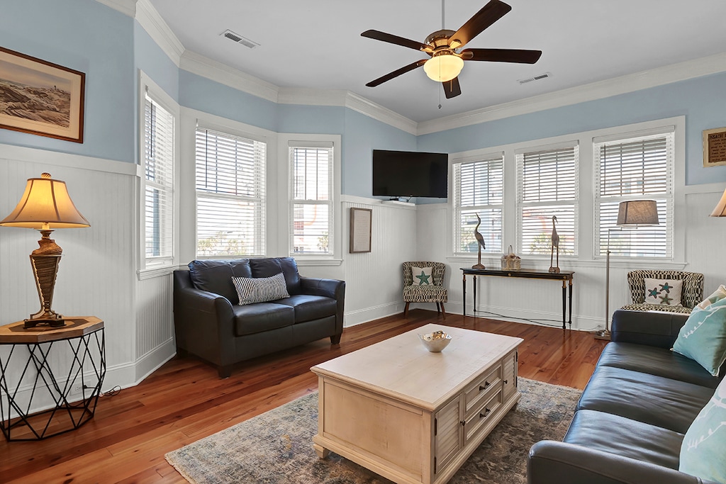 Enjoy the morning sunshine in the main level living room