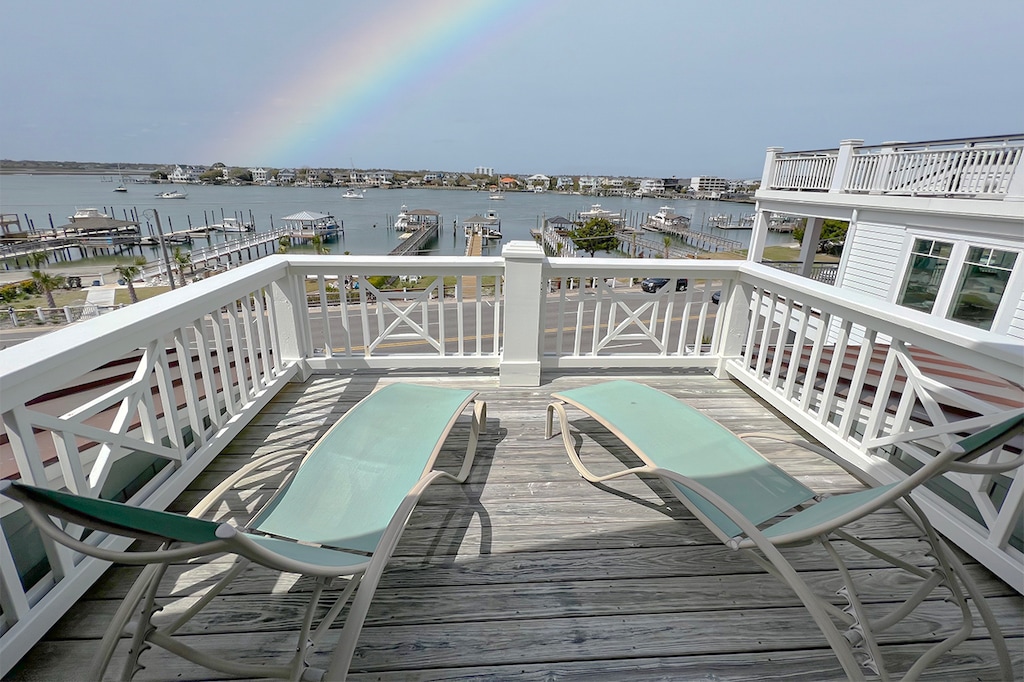Porch with an incredible view!
