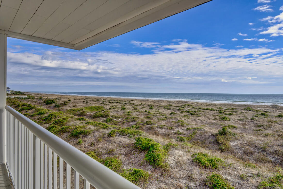 Oceanfront views from the balcony