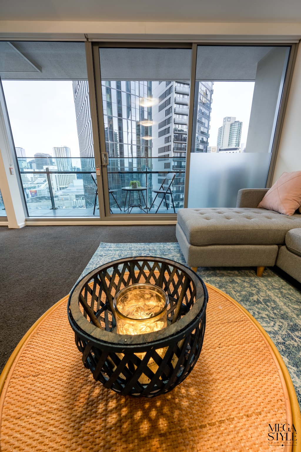 A private balcony with your own CBD view