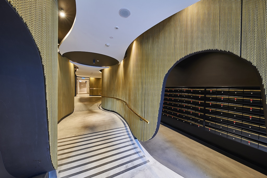 Opus Tower Lobby / Entrance and Mailbox Area