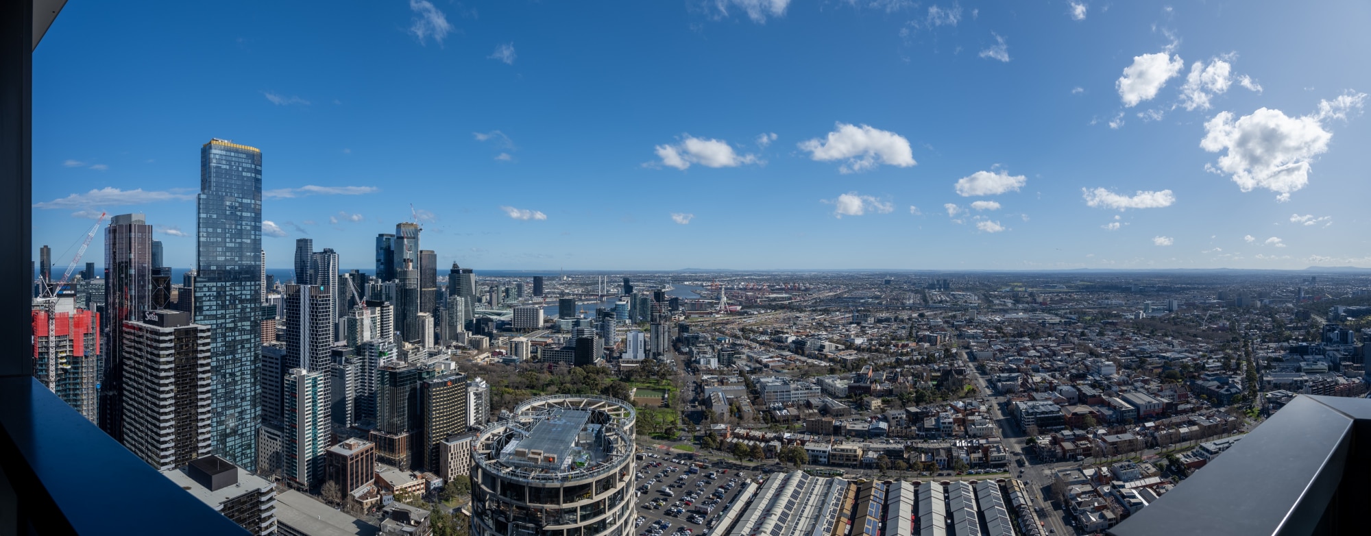 Panoramic view (actual view from balcony)