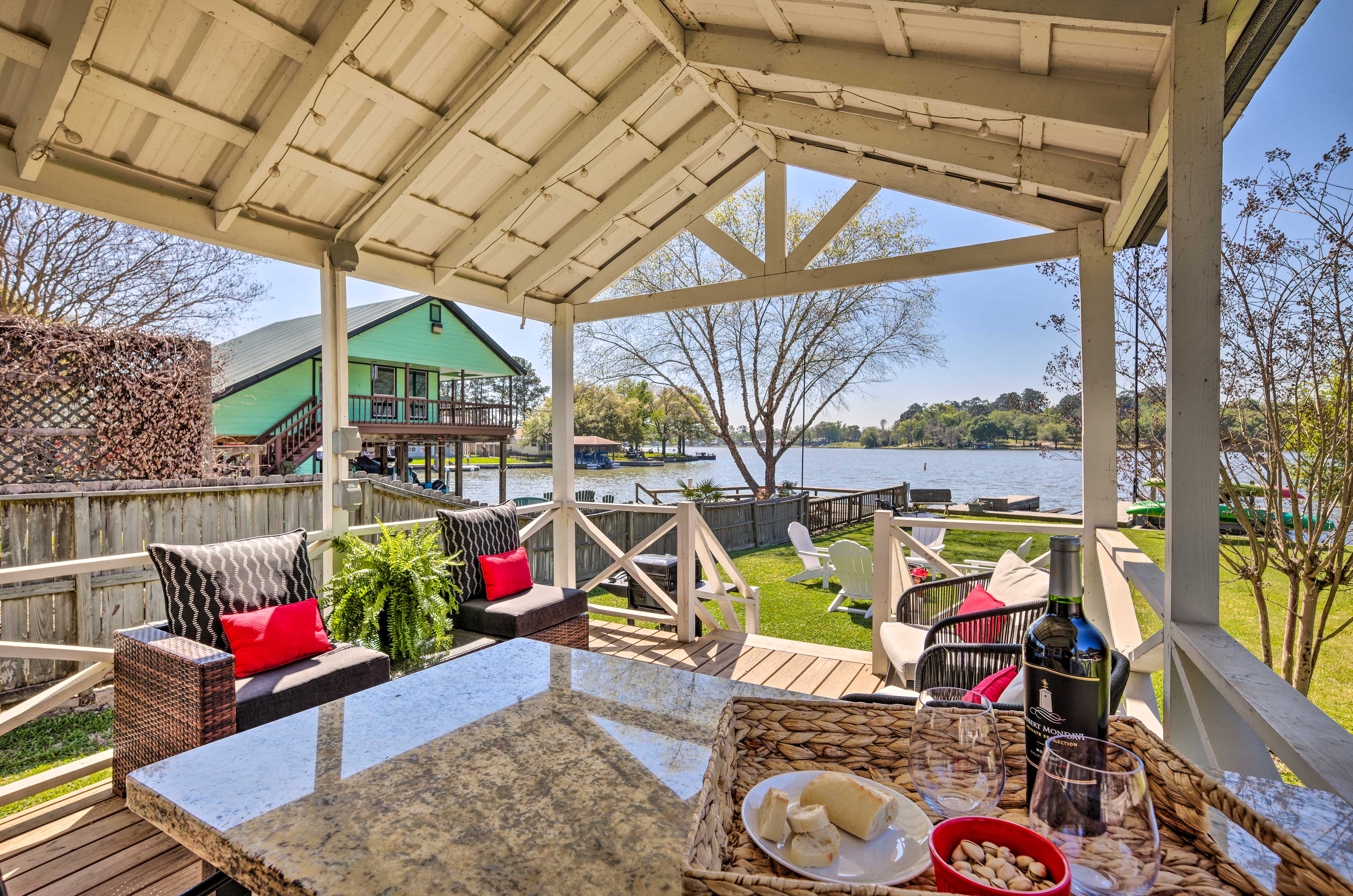 Property Image 1 - Updated Lake Conroe Cabin Rental - Walk to Water!