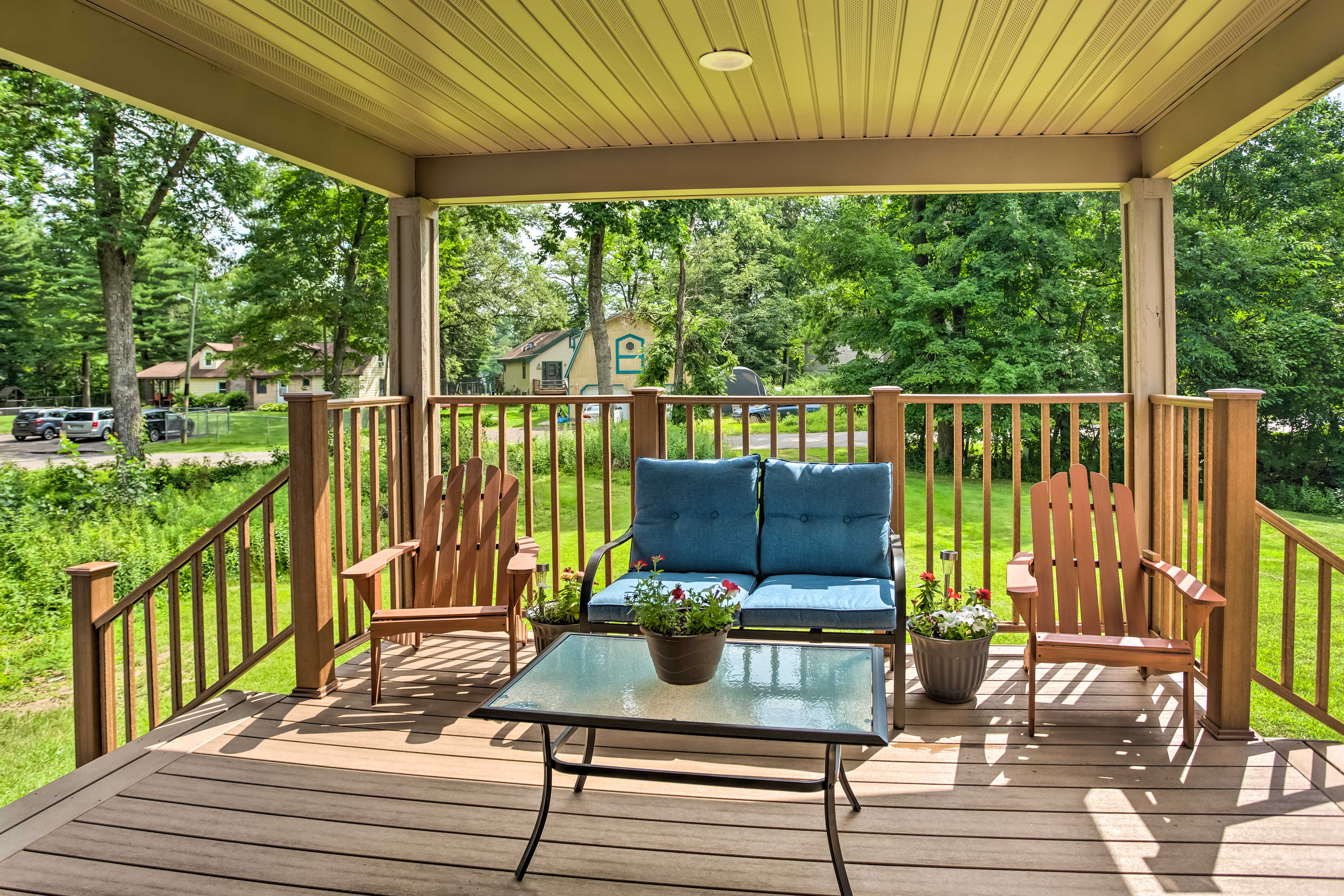 Property Image 1 - Cabin w/ Dock & Porch Across from Balsam Lake