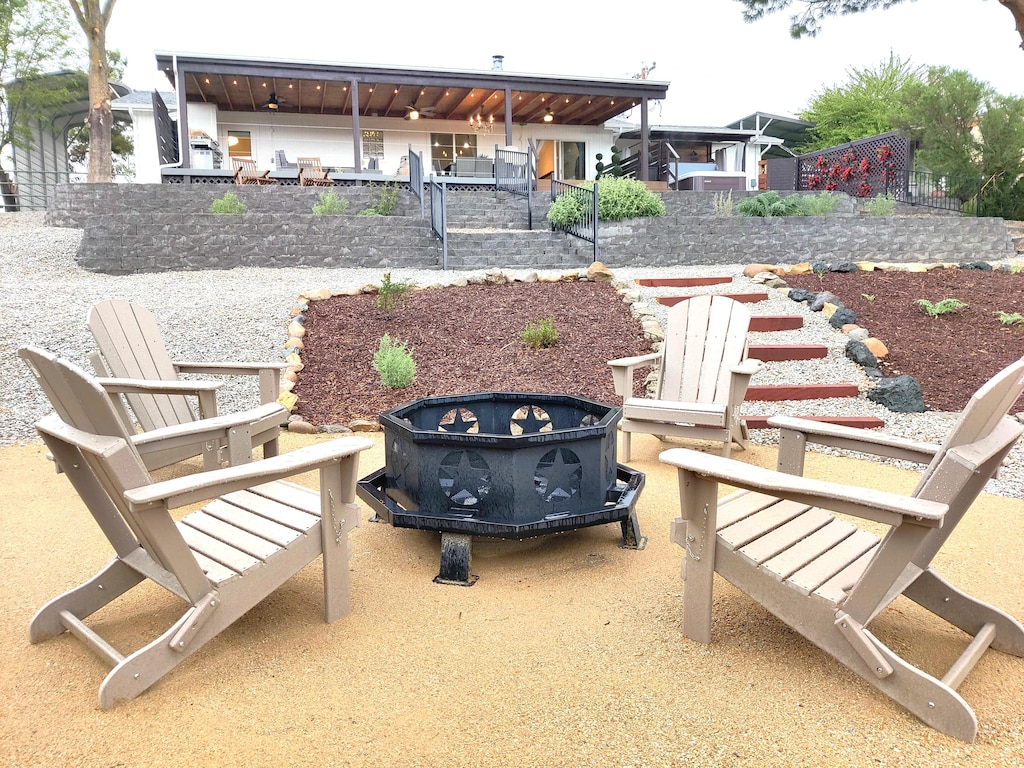 Just supply the firewood to have a memorable evening with your g