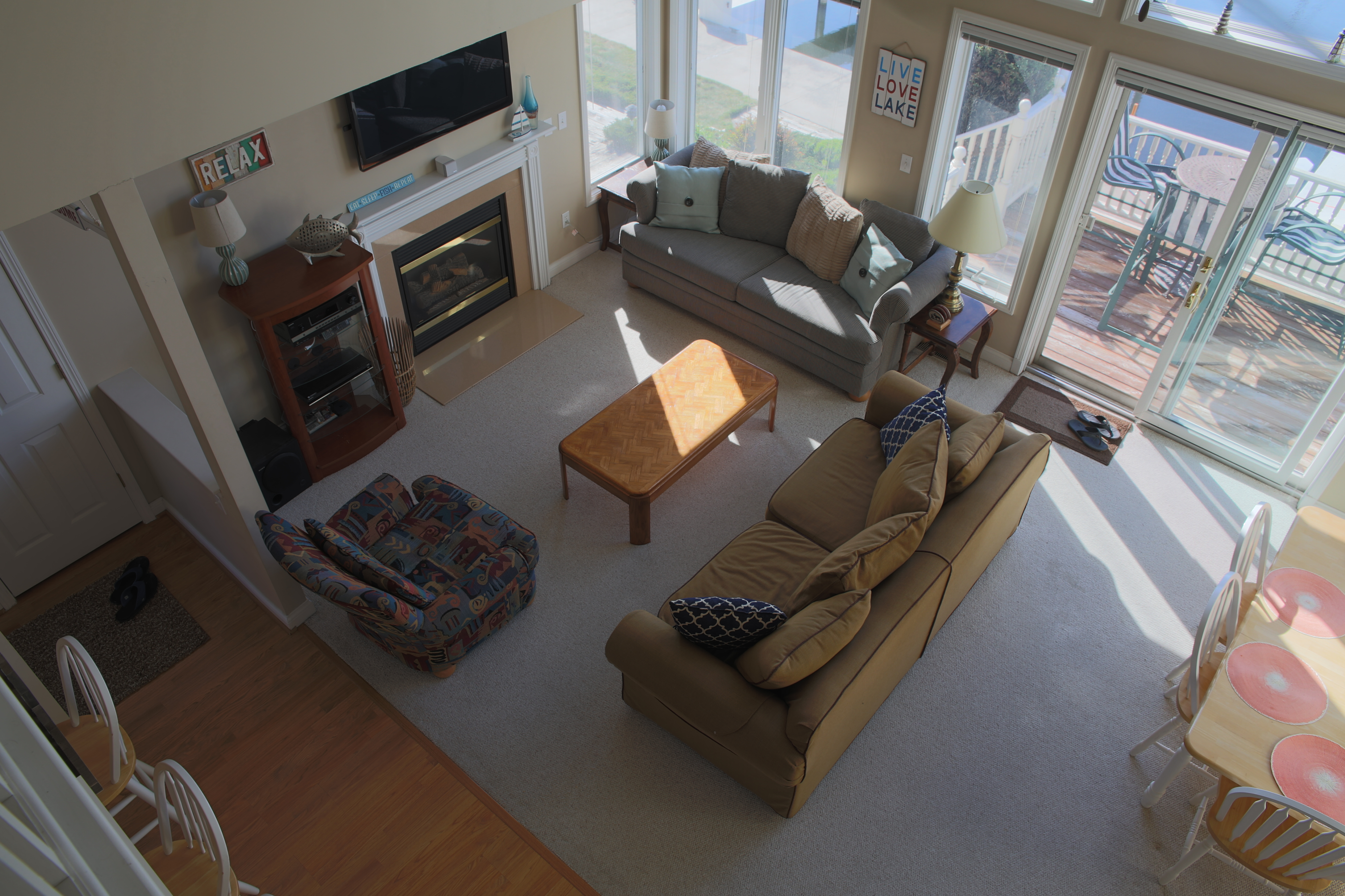 Living Room from upper level