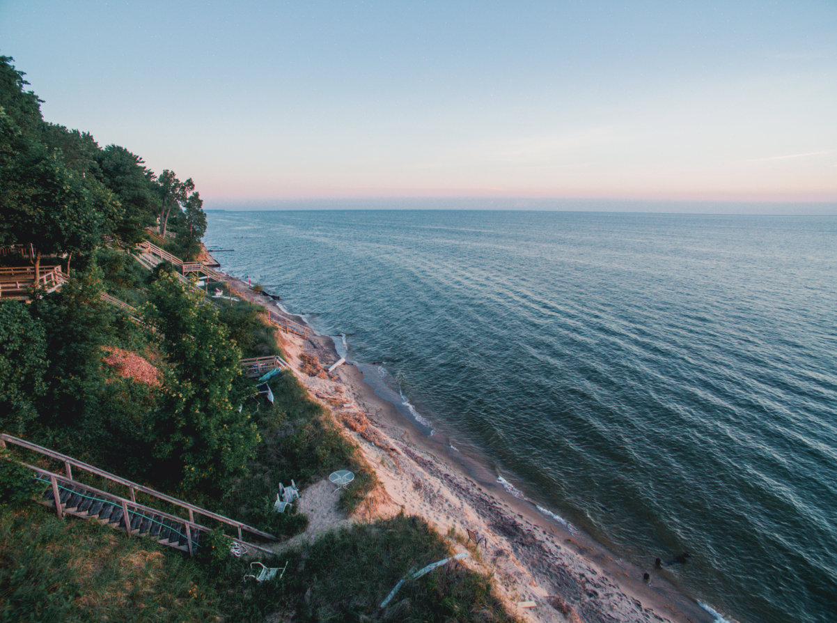 Private beach access