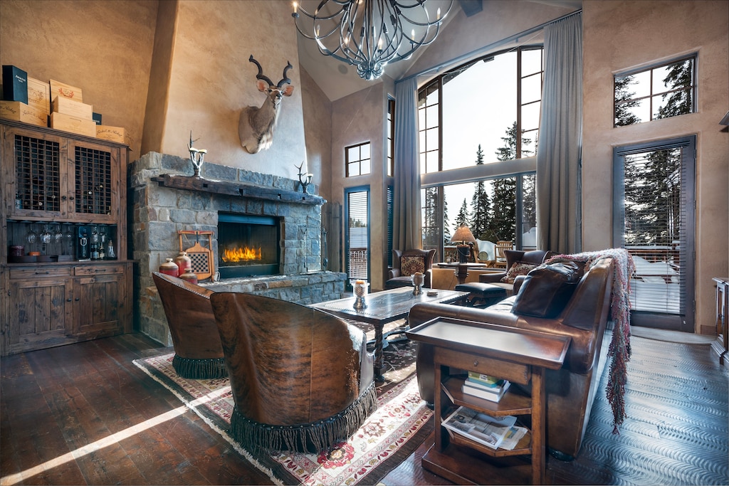 Enjoy the amazing views while sipping your coffee or cognac.