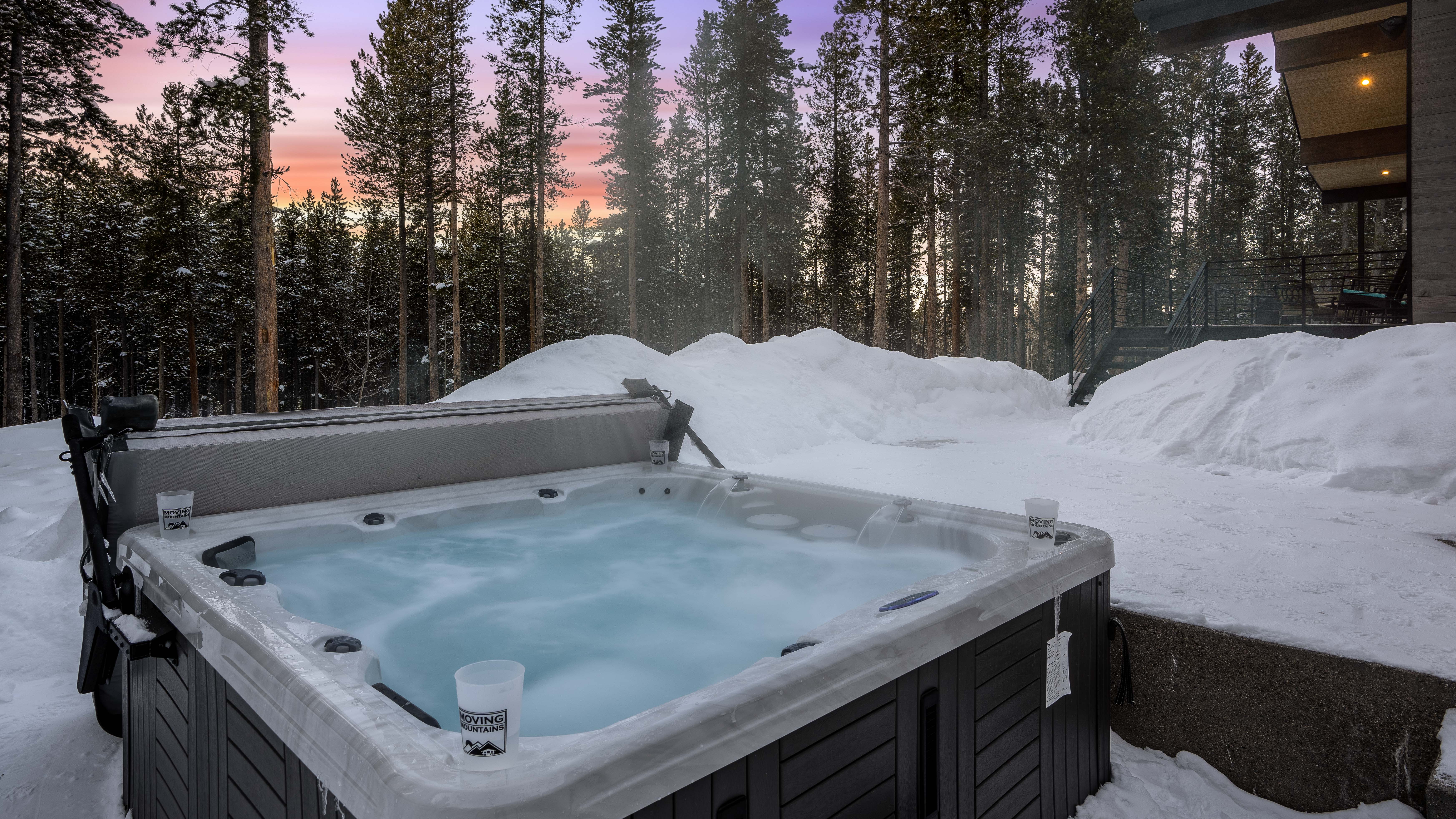 Private and peaceful hot tub