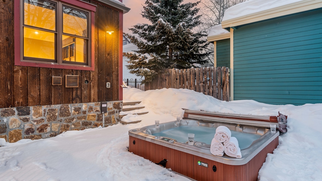 Enjoy the hot tub, Main Level