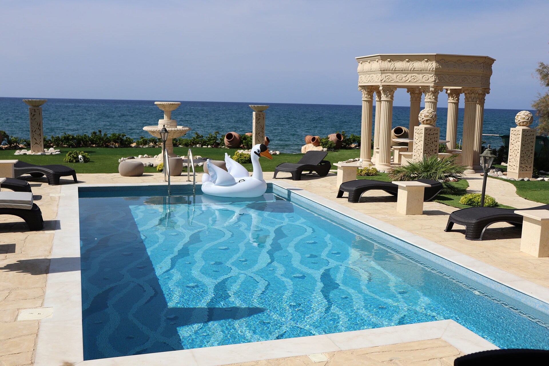Property Image 1 - Imagine Renting Your Own 5-Star Private Cyprus Villa on the Beach, Paphos Villa 1411