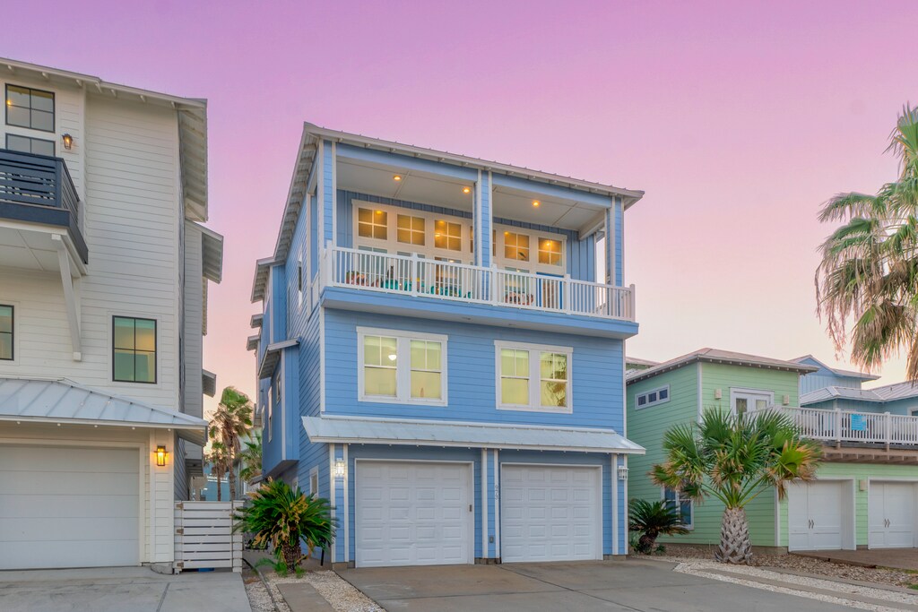 A stunning beachside home offering parking for 5