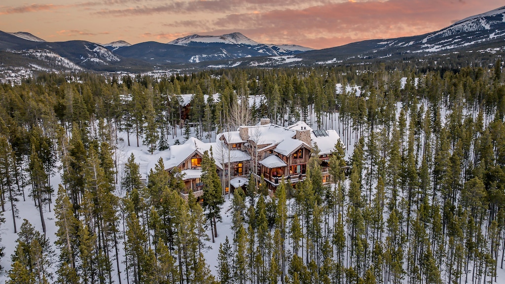 Aerial of Chalet Du Soleil