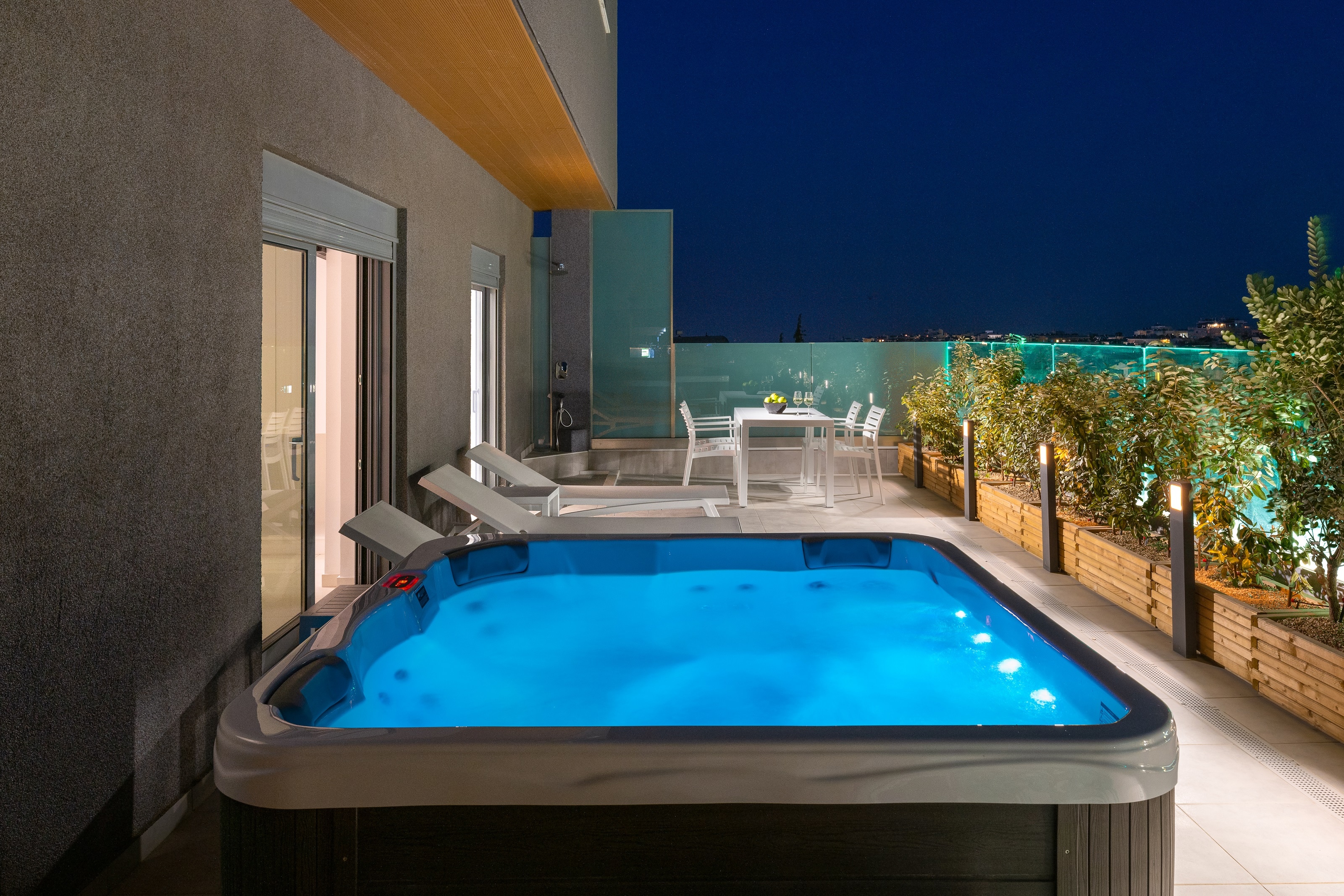 Property Image 2 - Rhodes Skyline Suite with out Door Jacuzzi Sea View