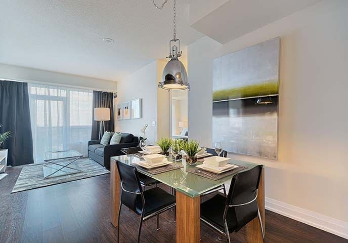 Open Concept Living and Dining Room