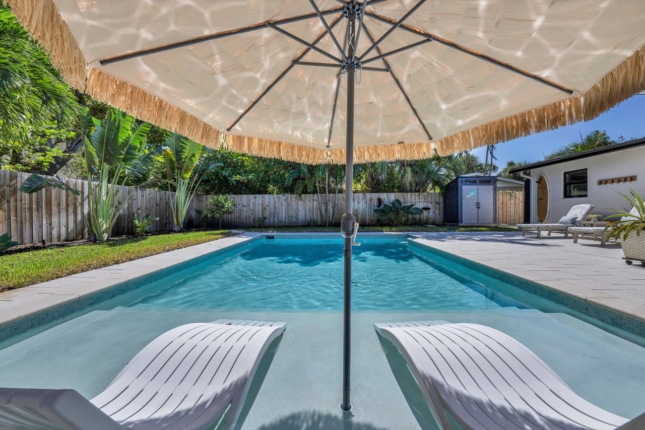 Property Image 2 - Coco Loco Oasis: Boho-Luxe Escape with Saltwater Pool Near Deerfield Beach!