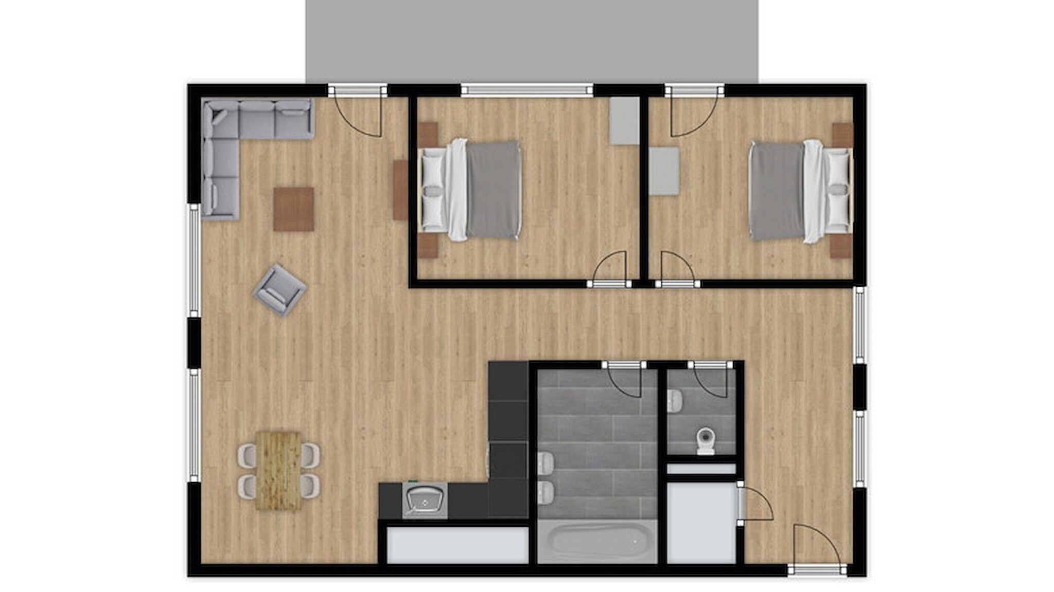 104 Gosausee 3-kamerappartement