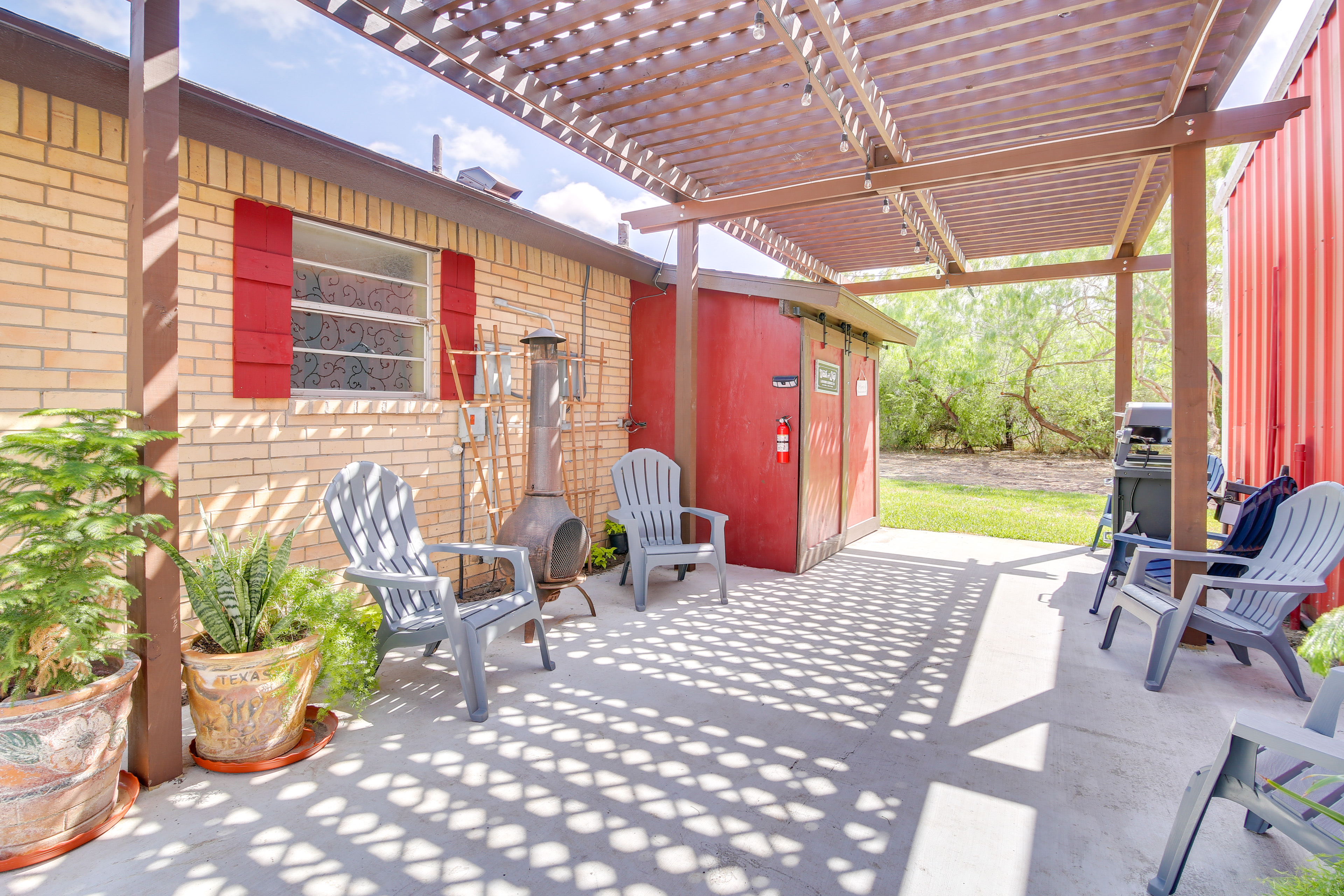 Property Image 2 - Classy San Benito Vacation Rental with Chiminea!