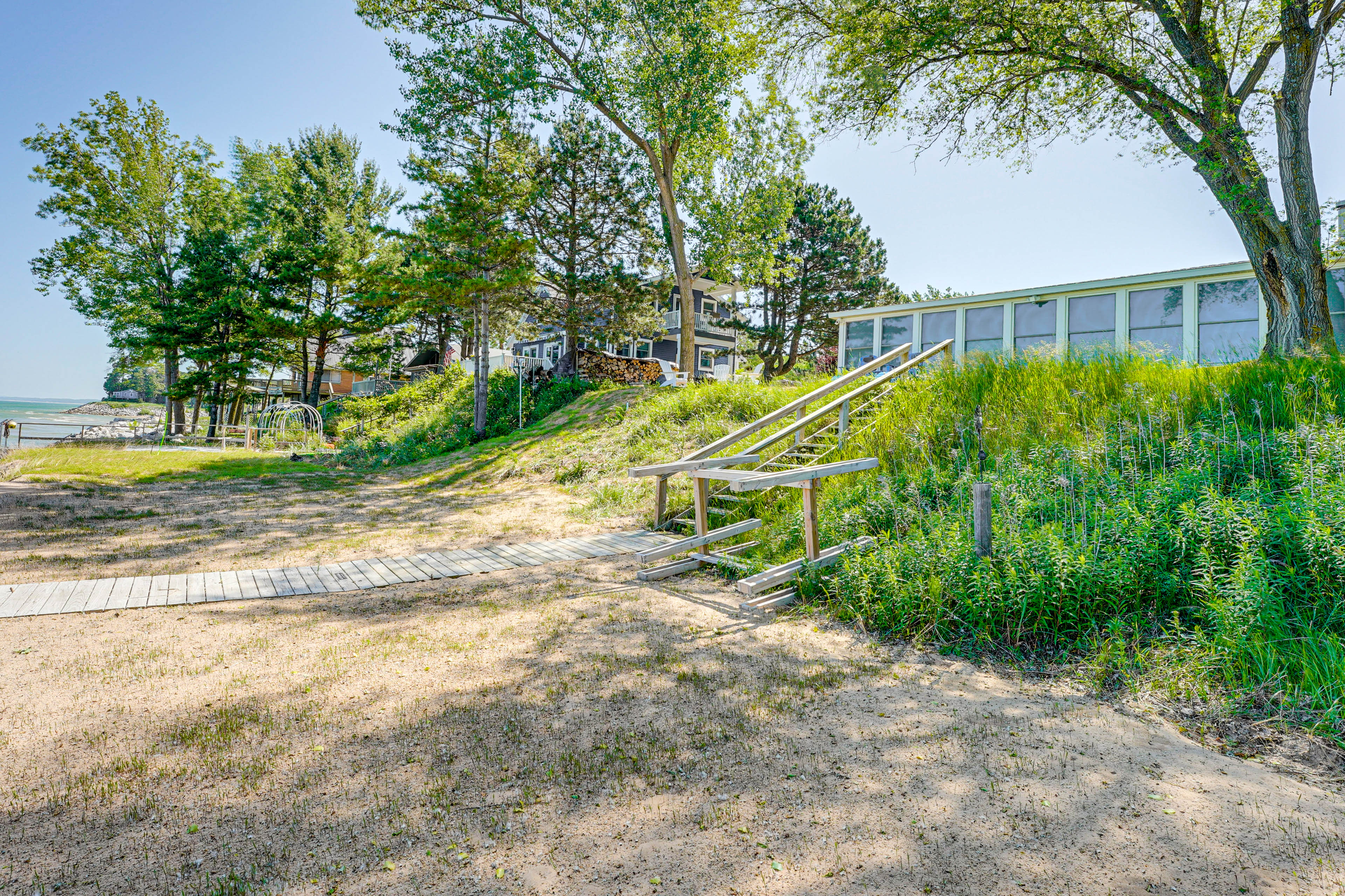 Sunny Mears Vacation Rental w/ Private Beach!