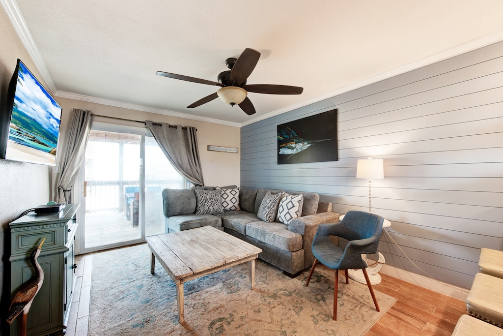 Living area. Relax, Unwind and Catch the Game or a Movie in the Inviting TV Area