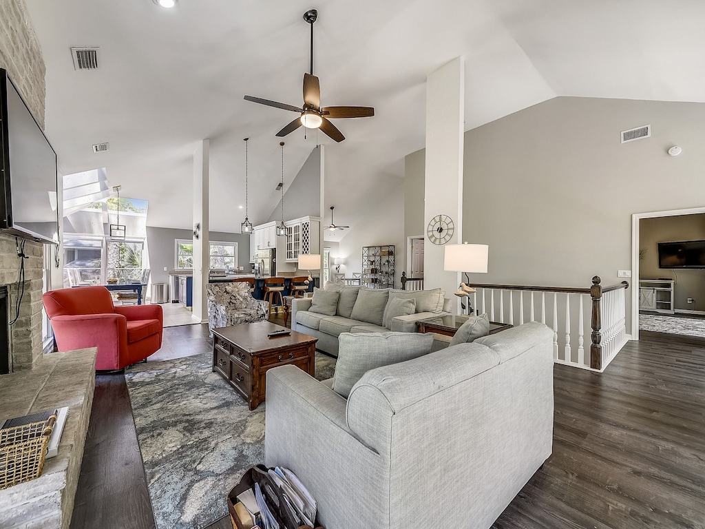 Living Room, Dining Area and Kitchen at 22 Green Heron