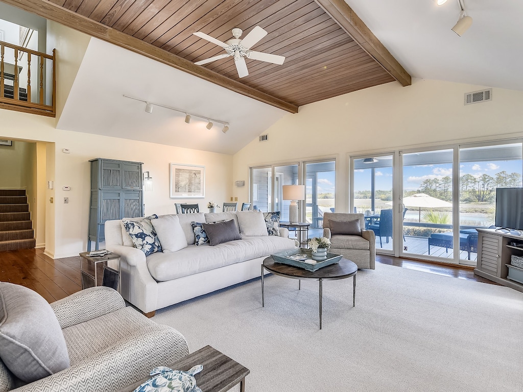Large Open Living Room at 44 Lands End