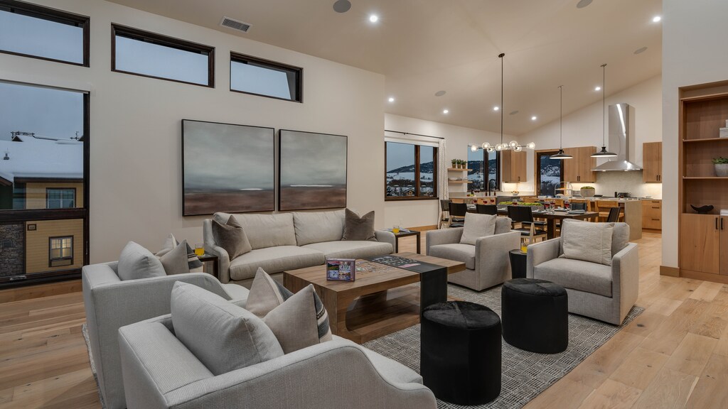 Open concept living space