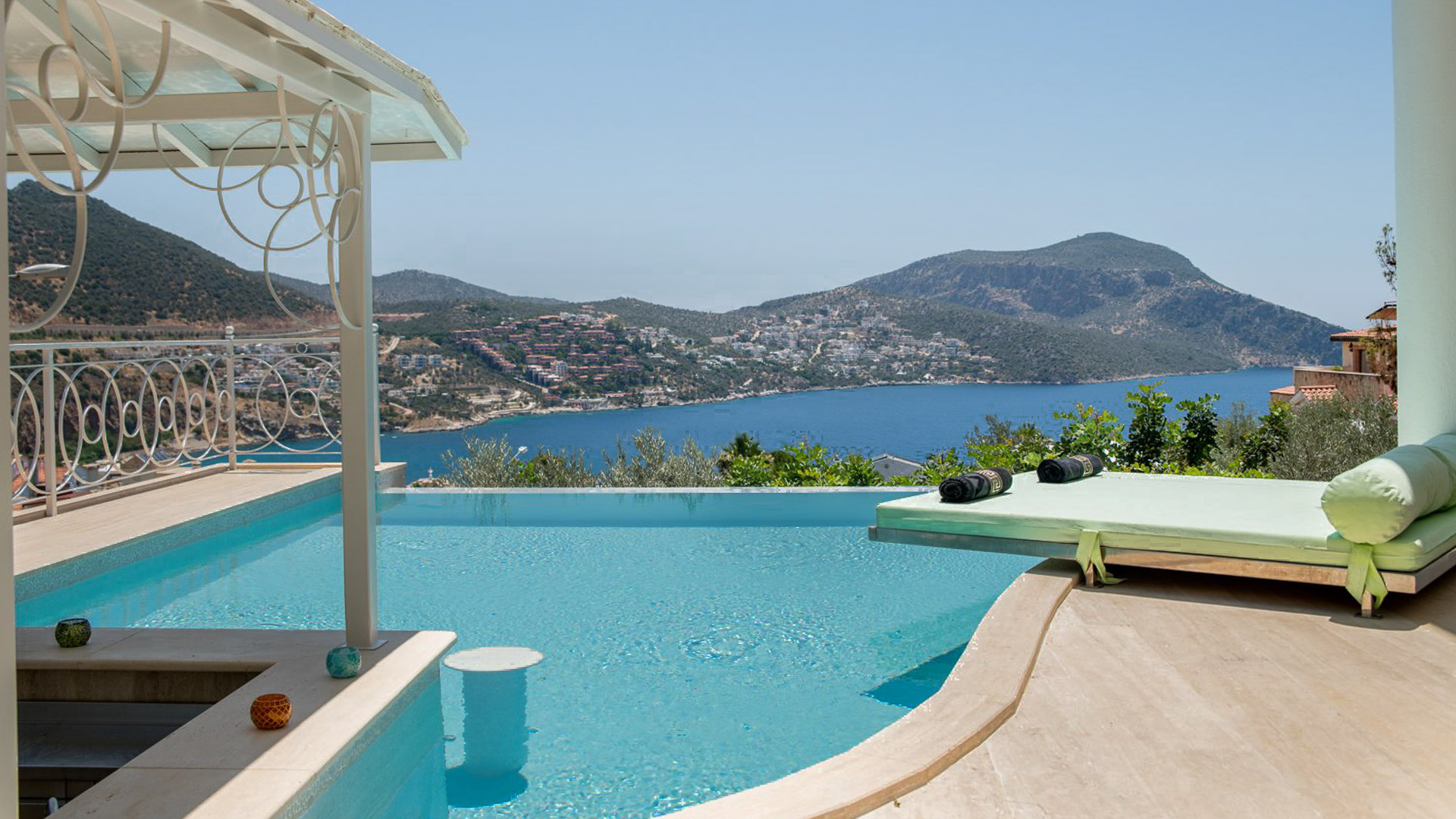 Property Image 2 - Sea View Villa in Kalkan with Swim-Up Bar