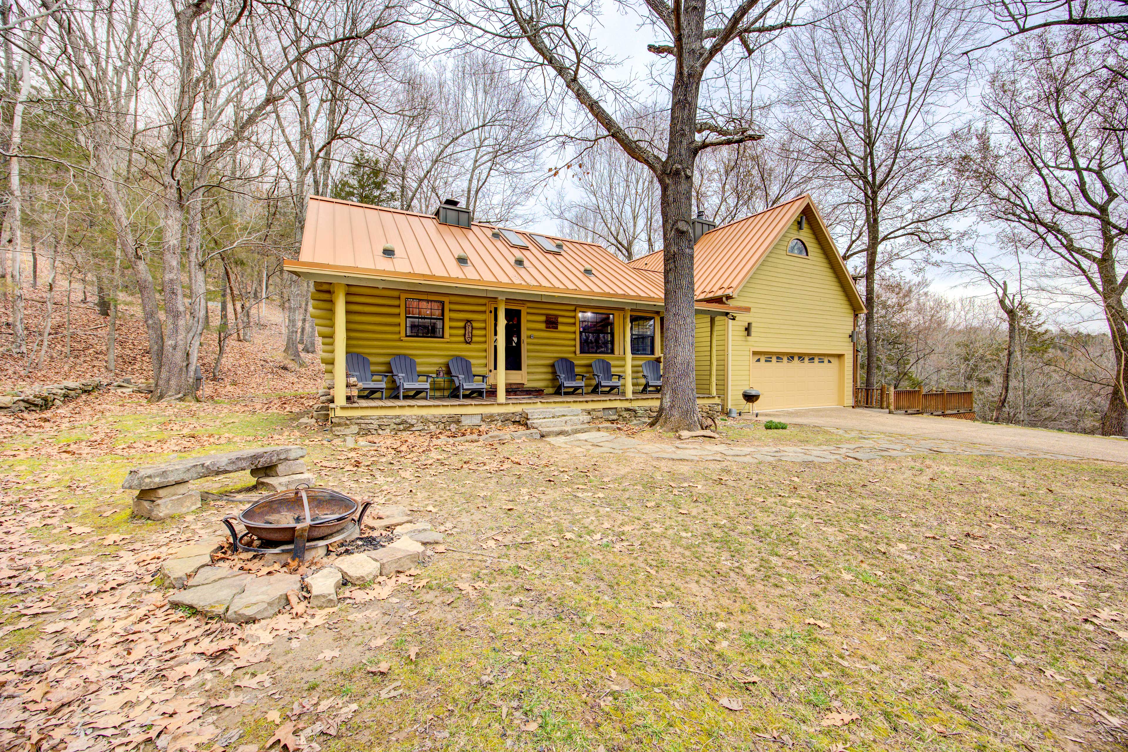 Property Image 1 - Secluded Beaver Lake Cabin w/ Private Dock!