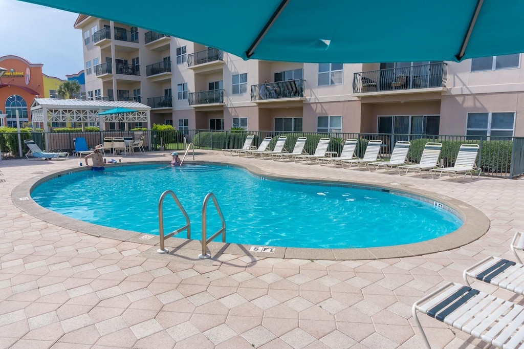 Take a dip into the refreshing pool