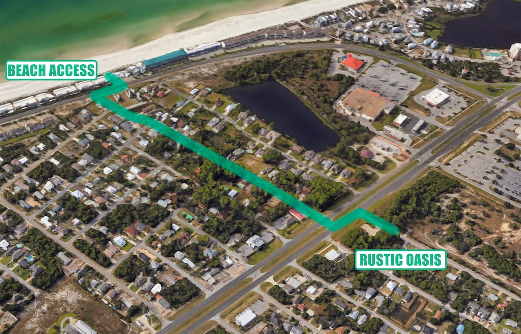 Rustic Oasis Beach Access Map