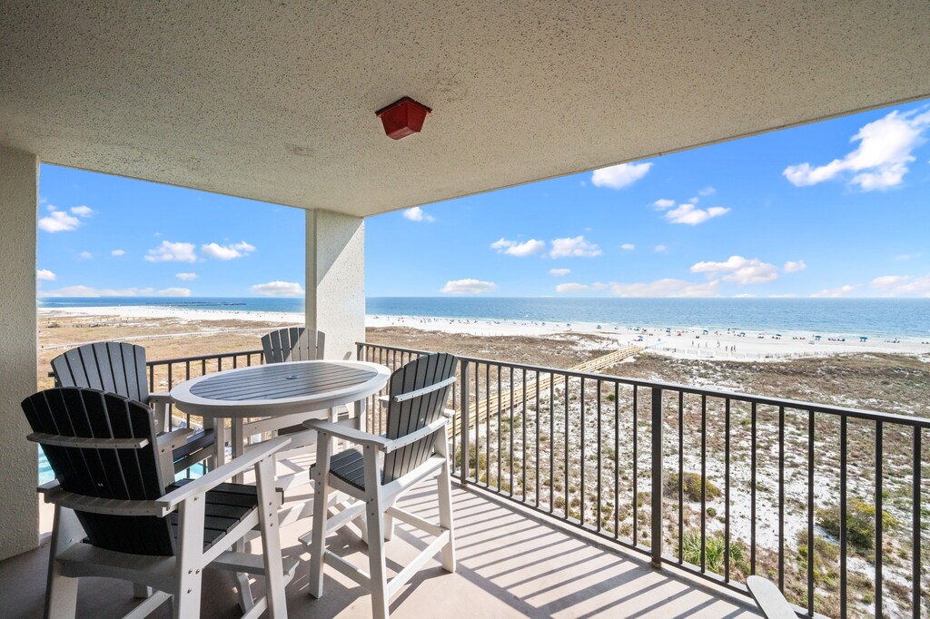 Private Balcony overlooking the gulf
