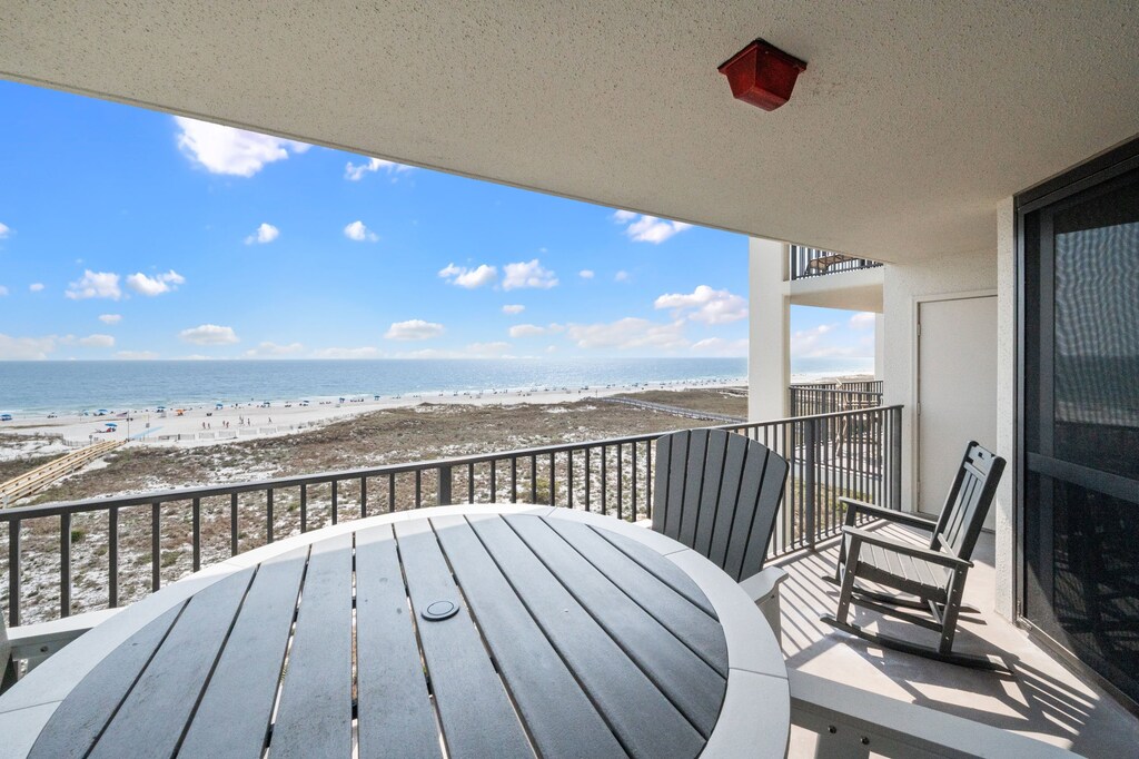 Private Balcony overlooking the gulf