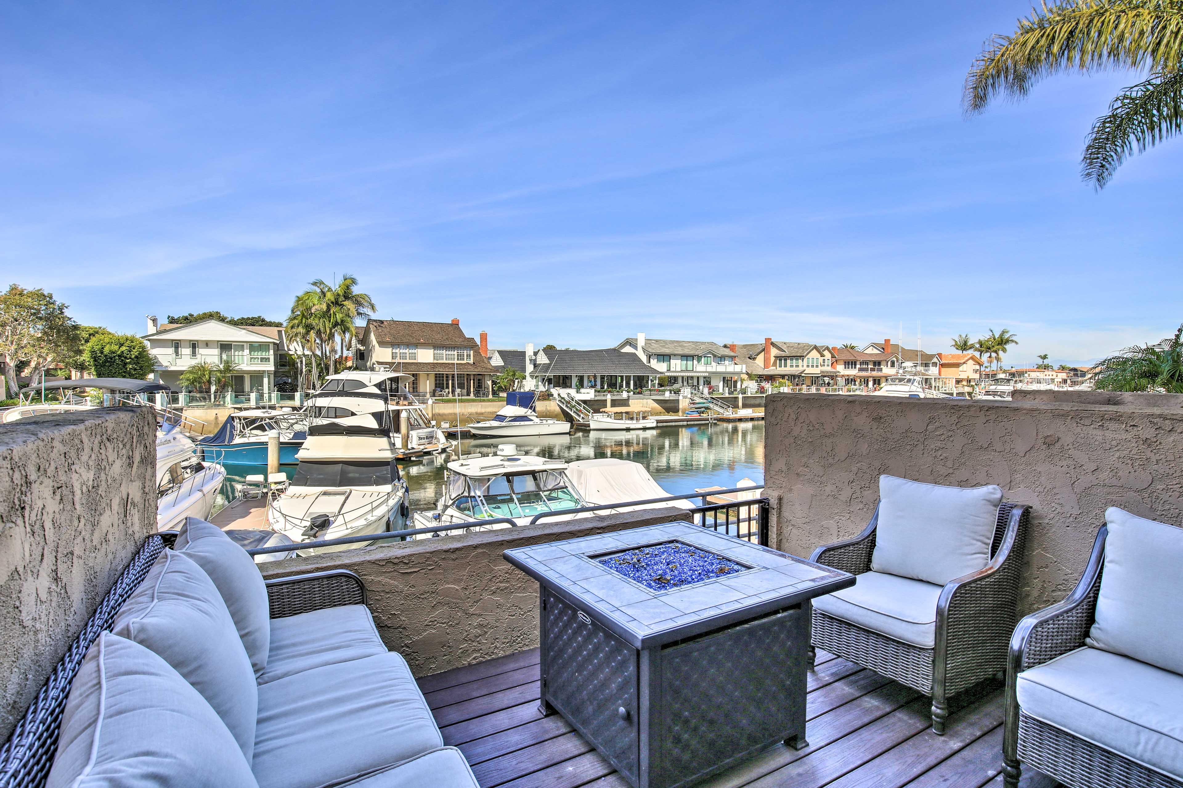 Waterfront Huntington Beach Condo w/ Fire Pit