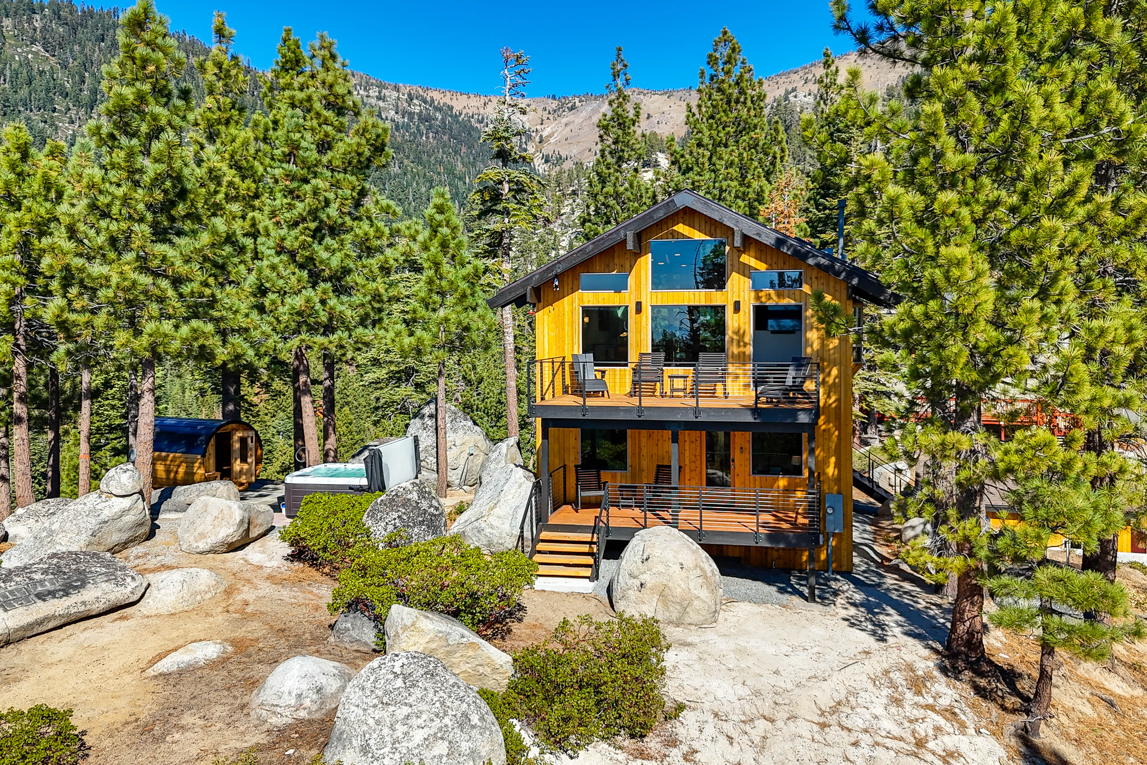 Property Image 2 - Secluded Mountain Cabin: Sweeping Lake Tahoe Views