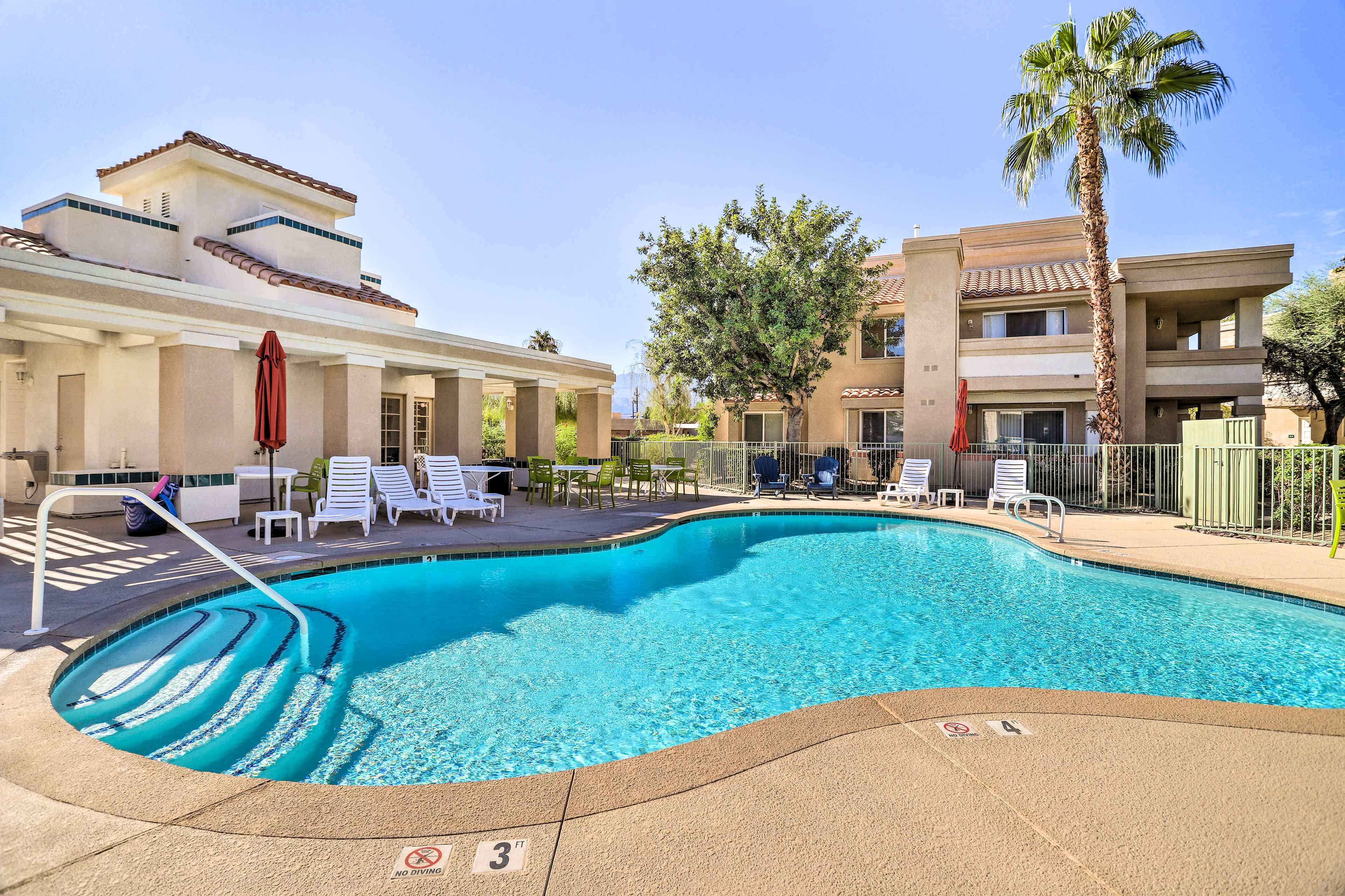 Property Image 1 - Sunny Palm Desert Condo w/ Outdoor Pool + Spa