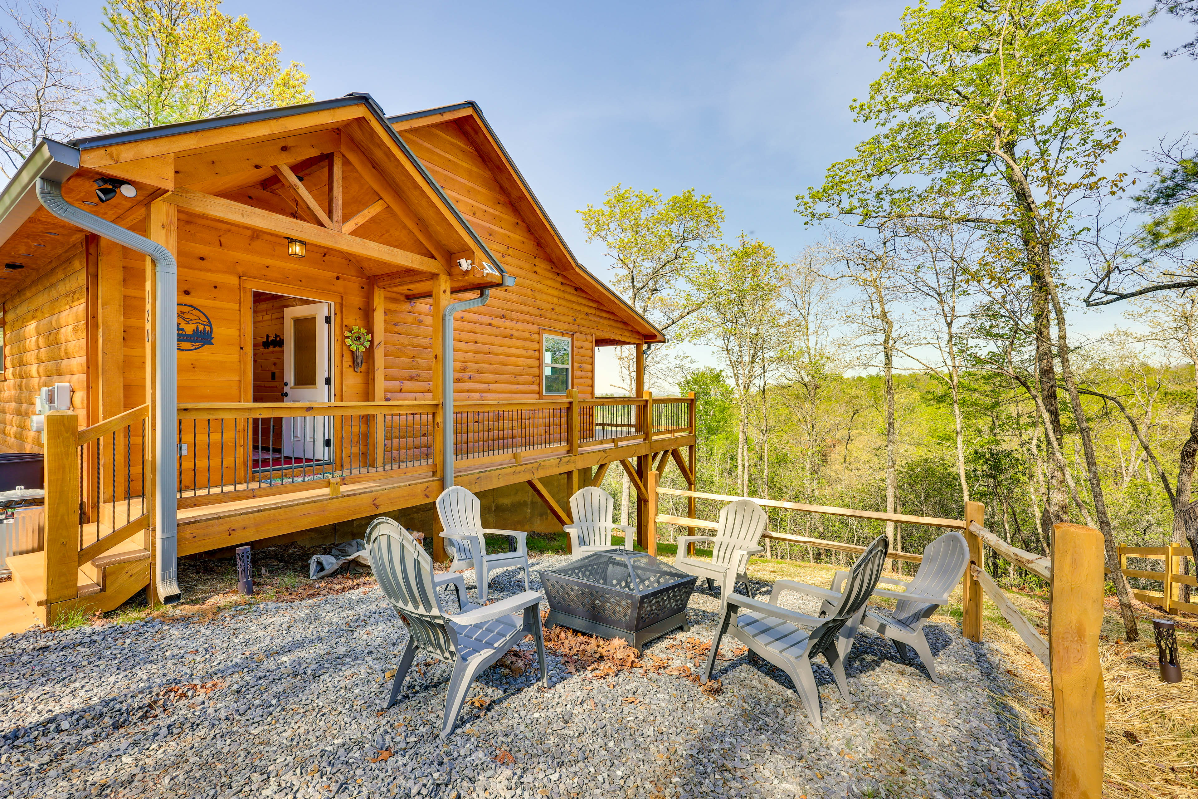 Property Image 1 - Beautiful Murphy Cabin w/ Mountain View & Fire Pit