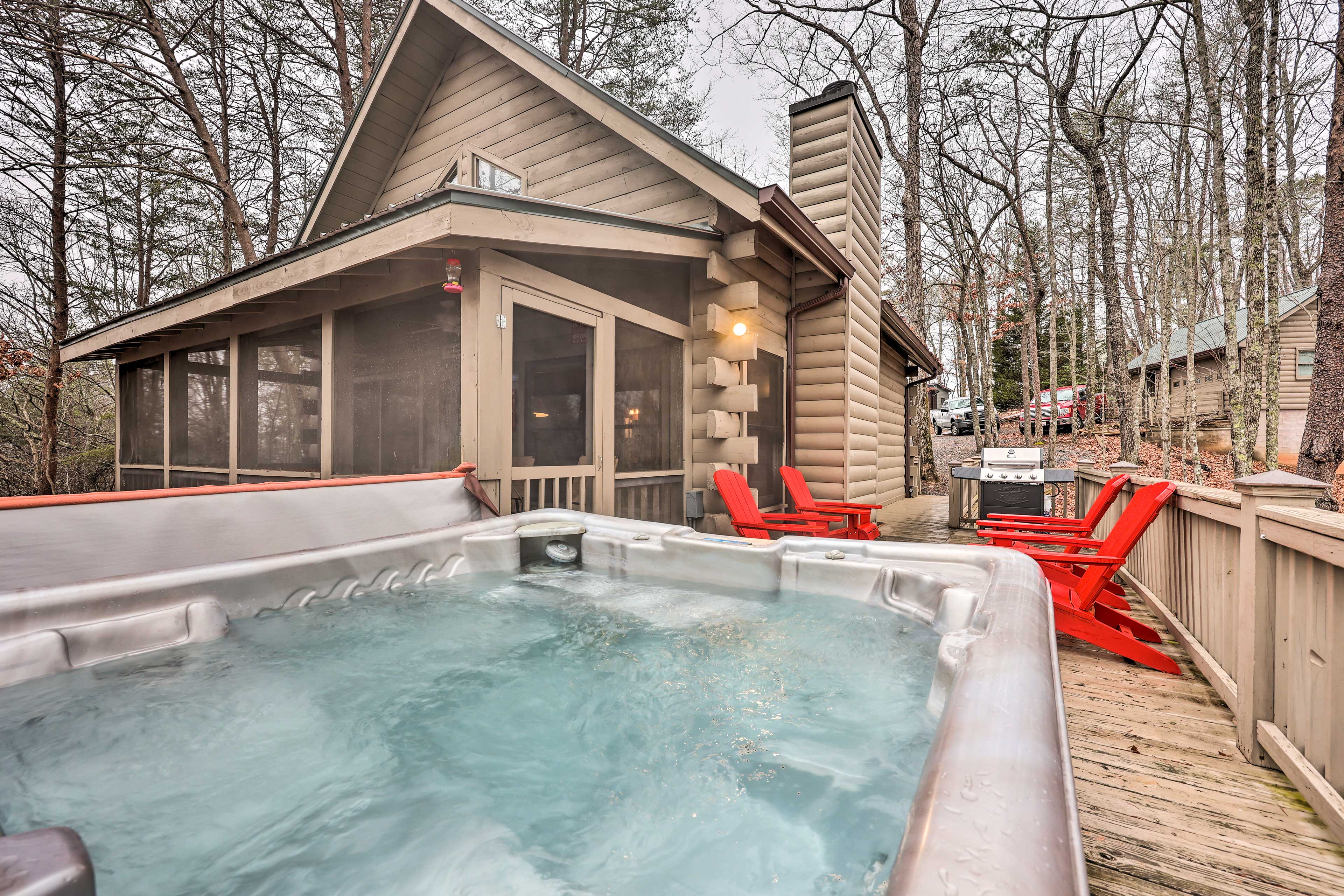 Property Image 2 - Cozy Blue Ridge Cabin w/ Hot Tub!