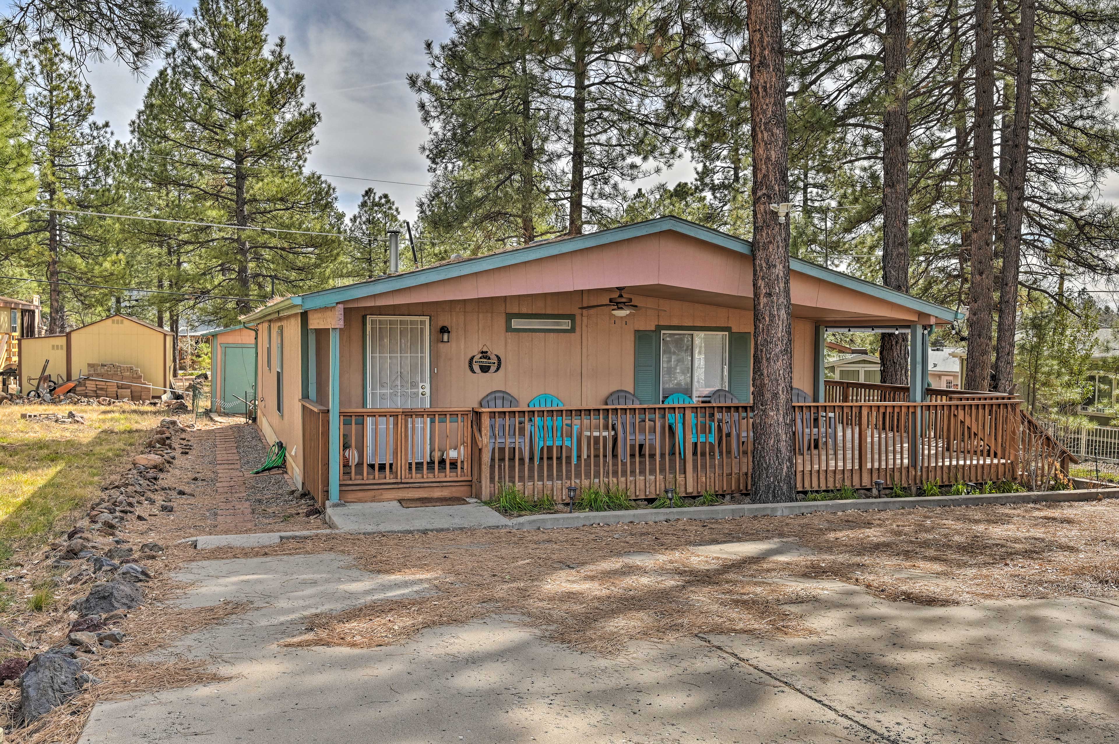 Property Image 1 - Munds Park Cabin w/ Wraparound Deck & Grill!