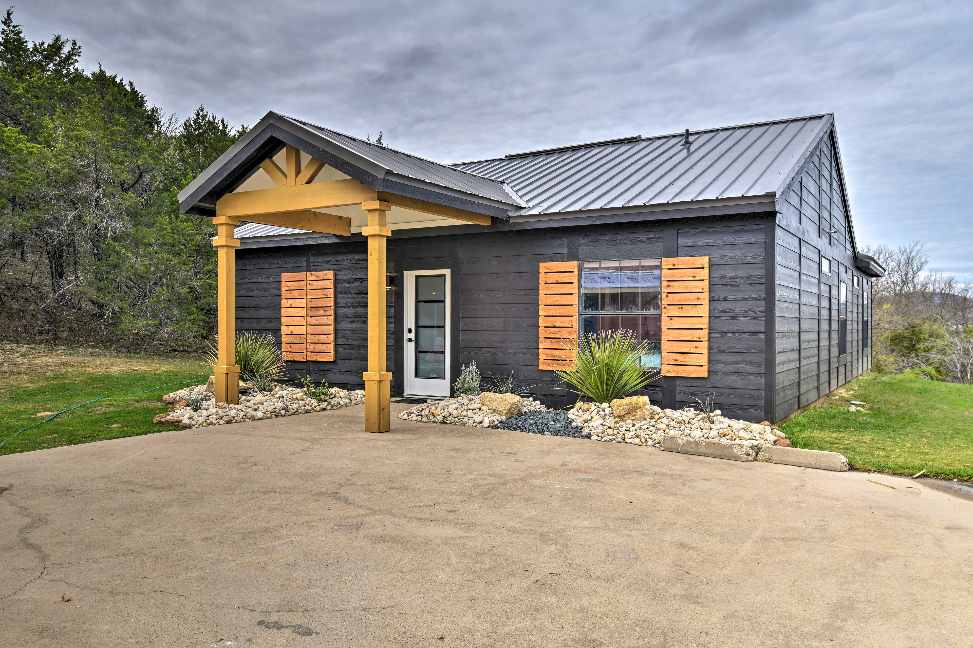 Property Image 1 - Graford Cabin w/ Rooftop Deck & Lake Views!