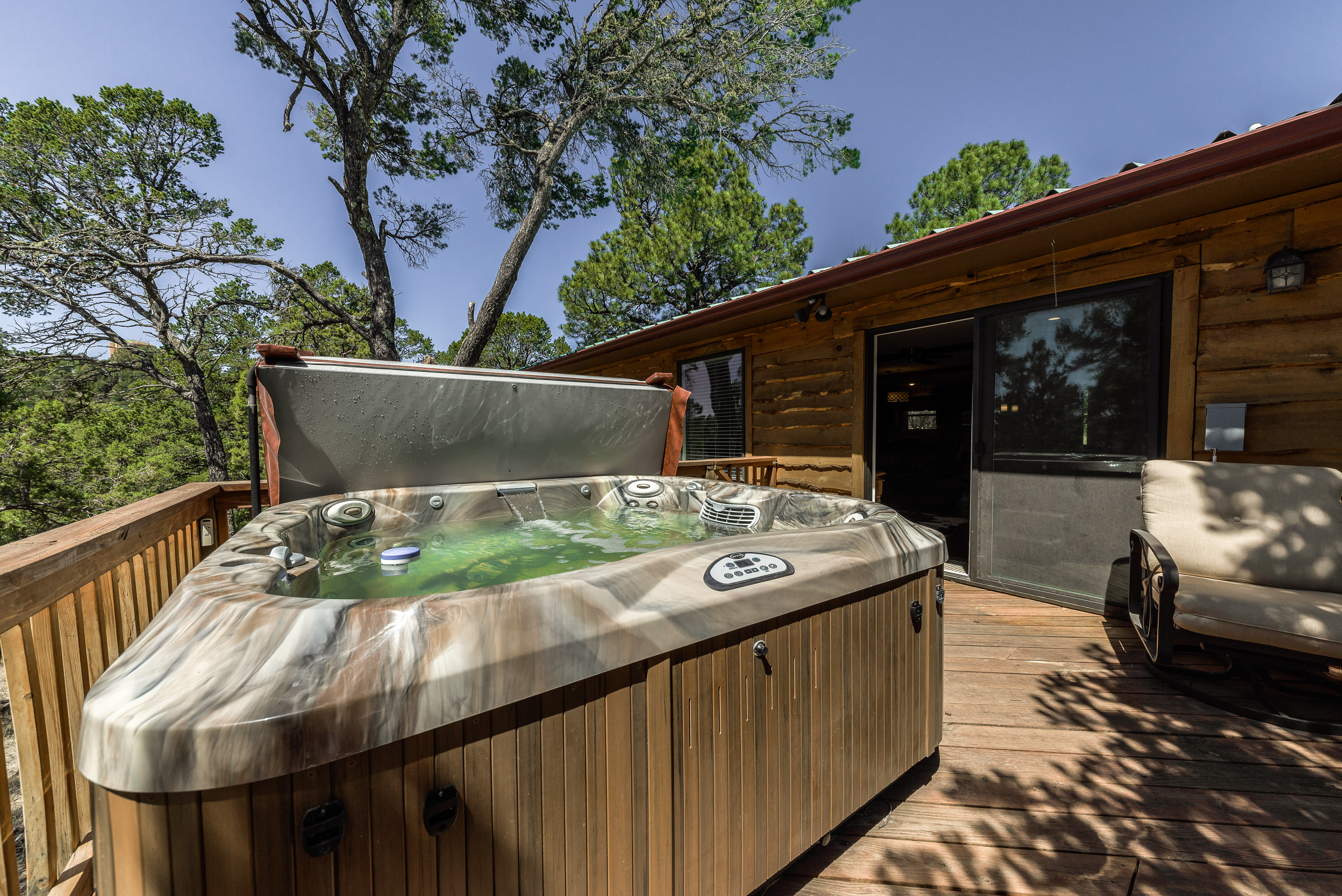 Property Image 1 - Woodsy & Peaceful Ruidoso Cabin: Hot Tub, Deck