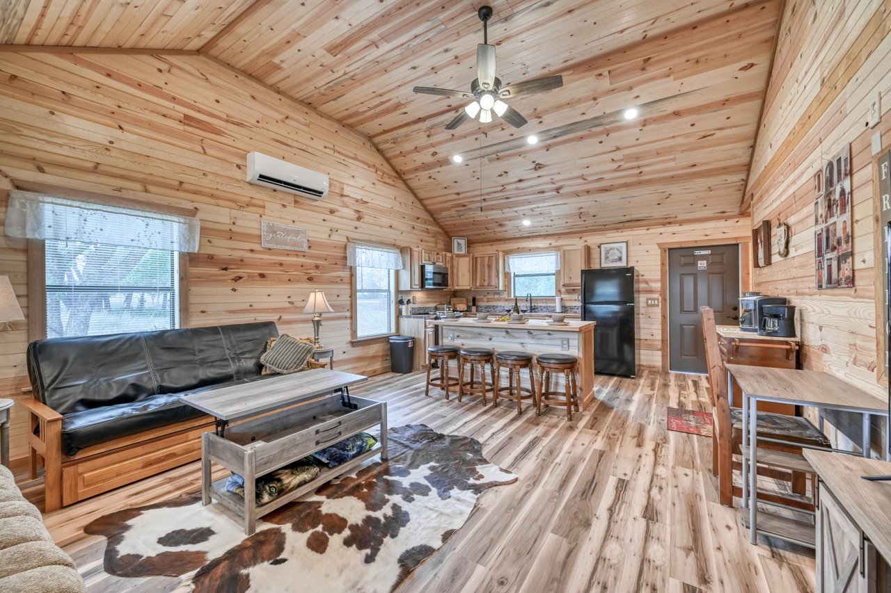 Property Image 1 - Rustic Cabin | Firepit and Grill | 10 mins to Main St