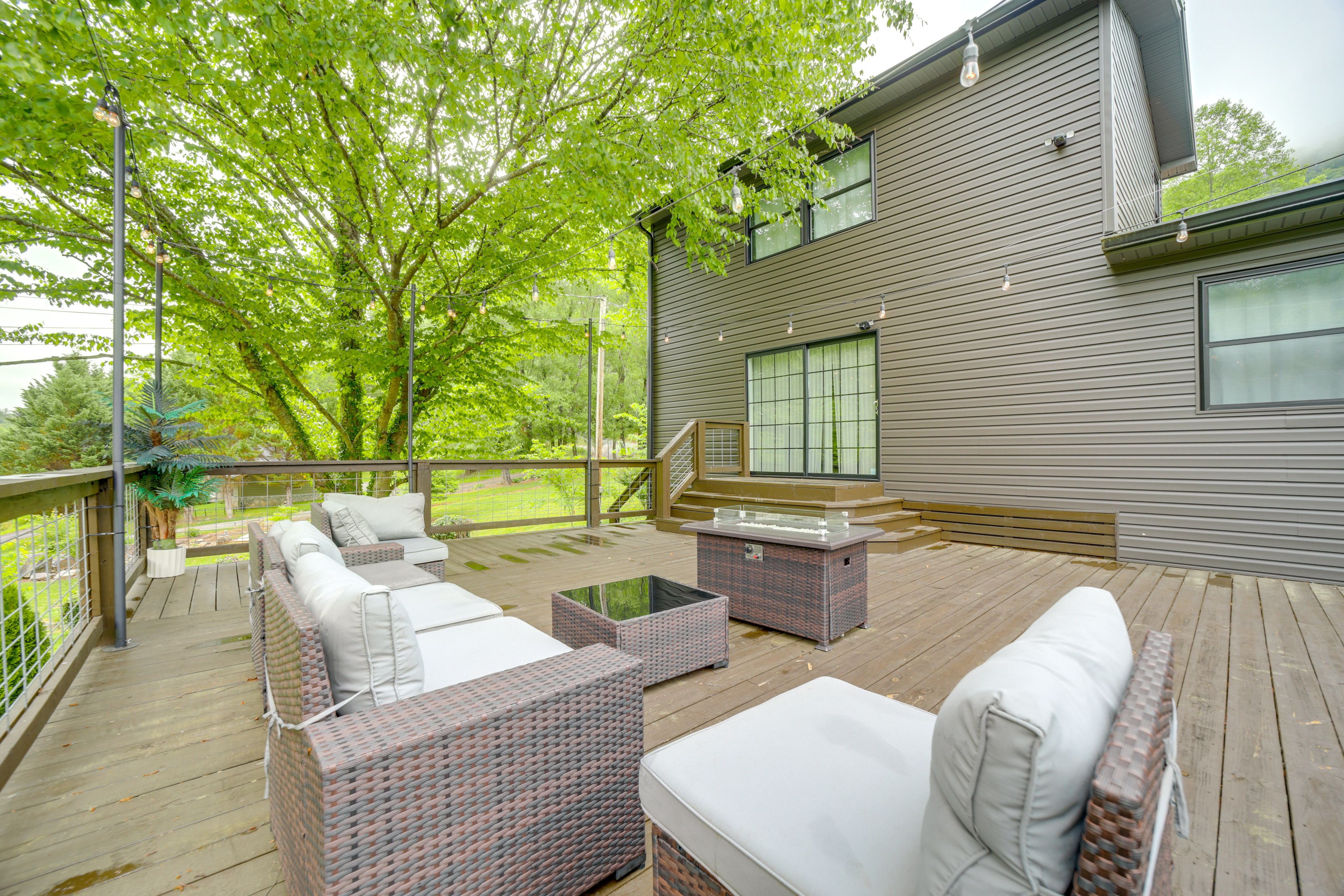 Property Image 2 - Robbinsville Home w/ Fire Pits & Large Deck!