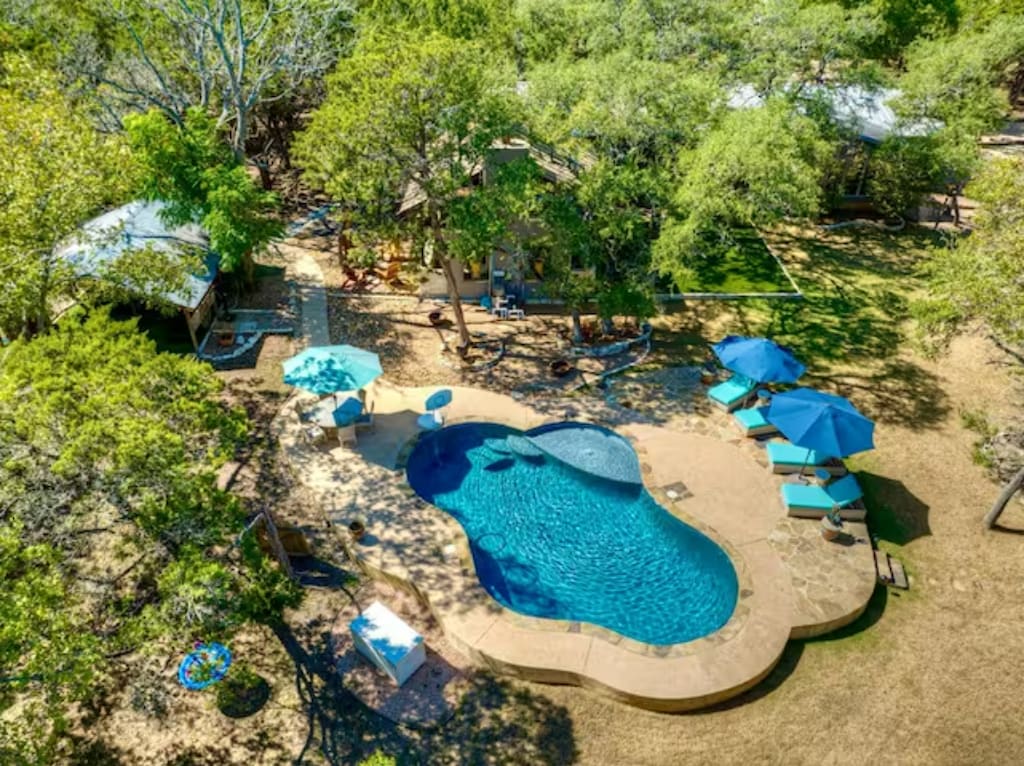 Imagine stepping into the cool waters of the refreshing pool on a warm day!