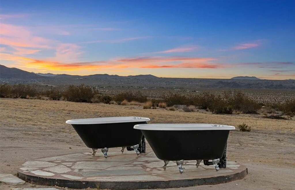 2 Cold Soaking Tubs with Views