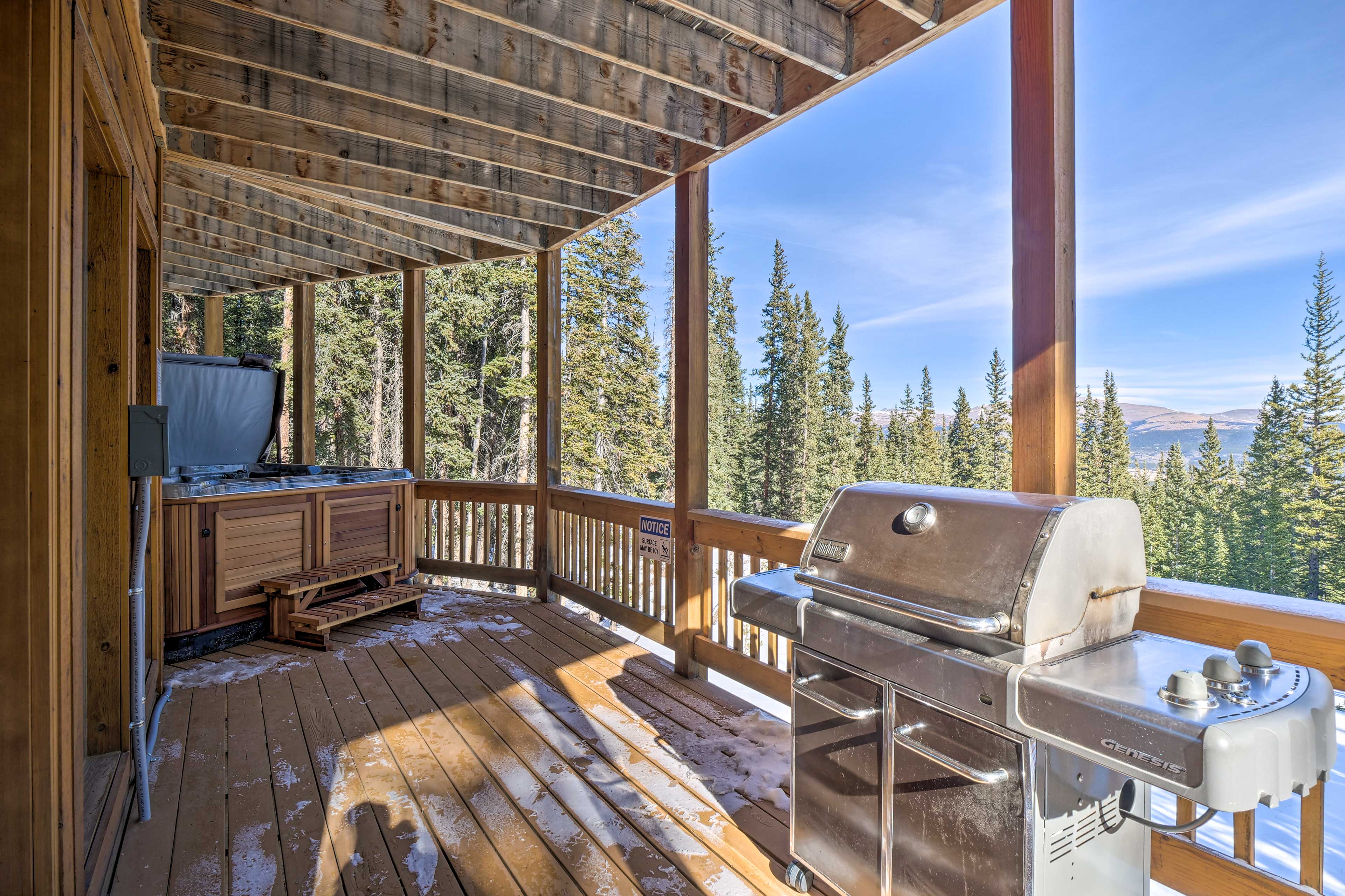 Property Image 2 - Cabin: Hot Tub w/ Mtn Views, 23 Miles to Breck!