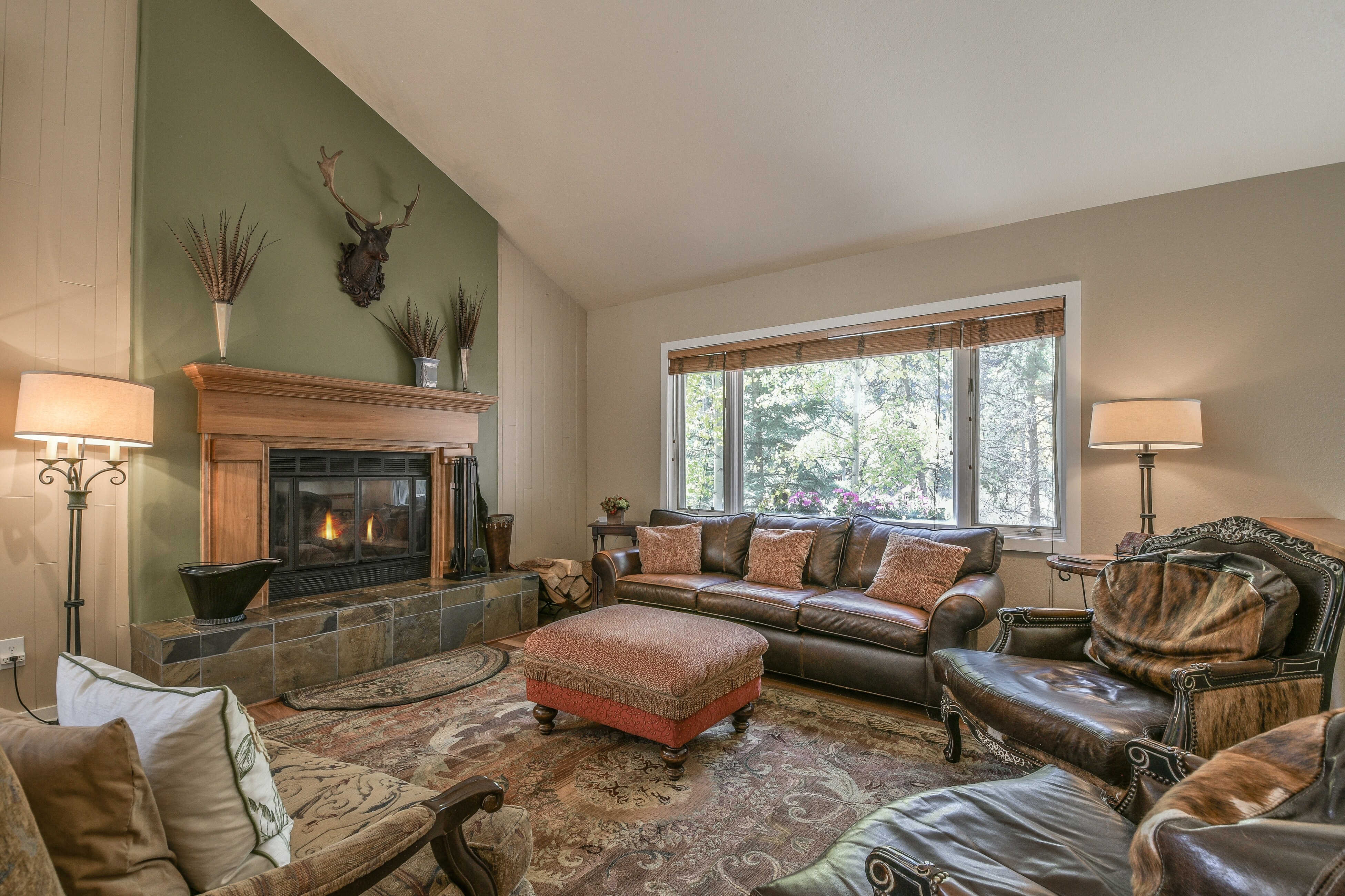 Spacious and well furnished living room