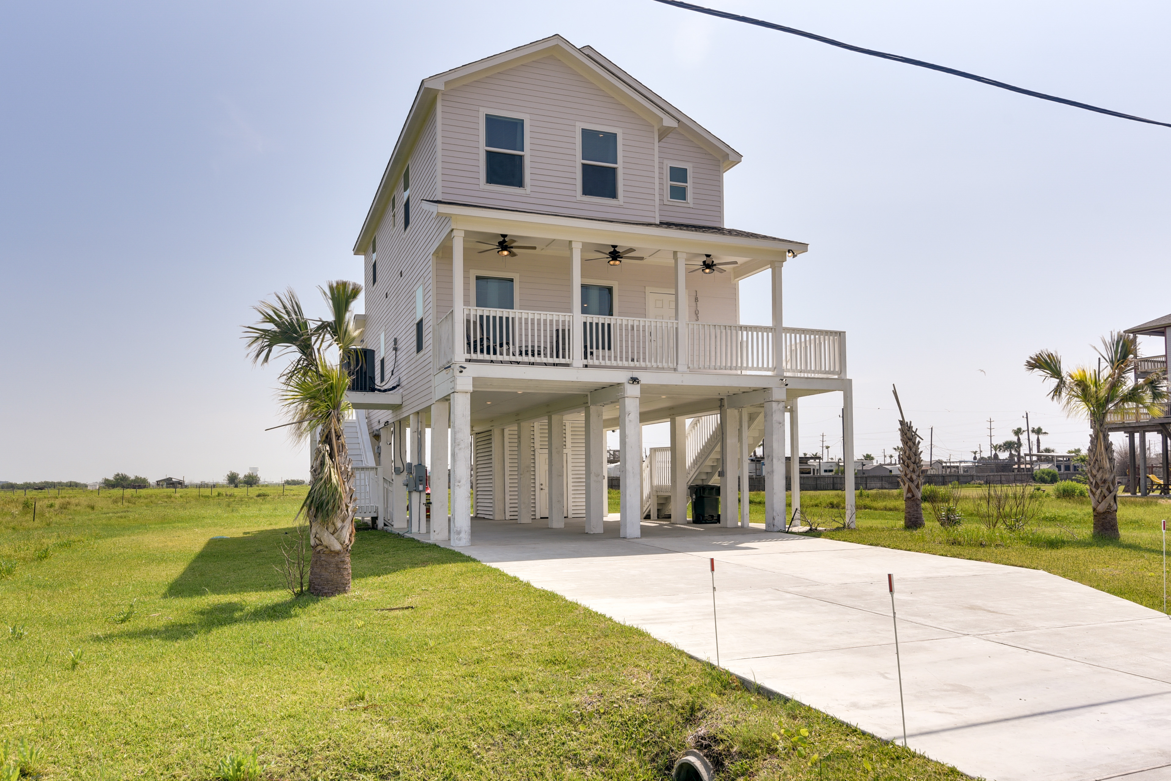 Property Image 1 - Galveston Home w/ 2 Balconies & Easy Beach Access