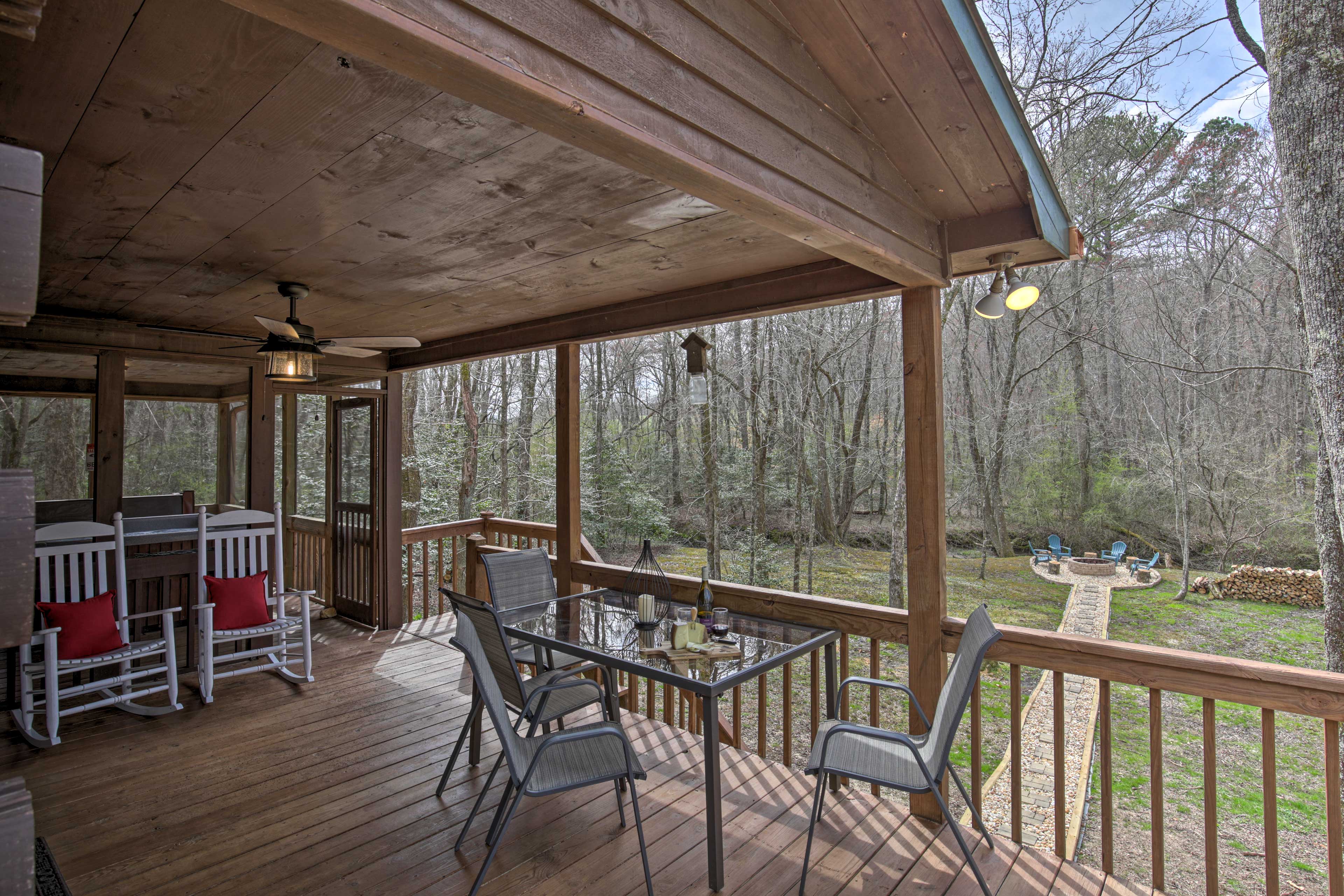 Property Image 1 - Picturesque Mountain Cabin w/ Hot Tub + Fire Pit!